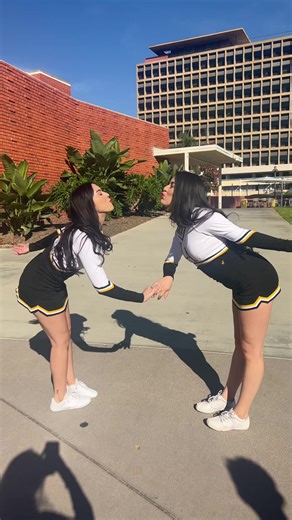 Cheerleading Performance at Cal State LA Starbucks