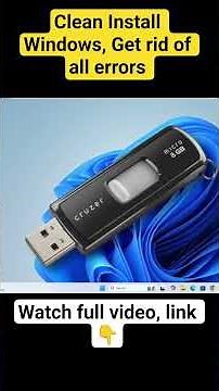 How to Clean Install Windows 11 (USB Drive)