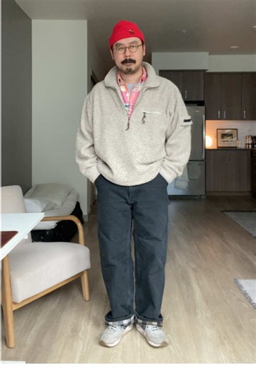 Fit Check: Pink Brooks Brothers Patchwork Shirt Style