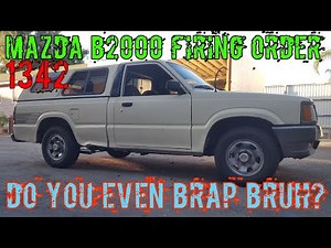 Mazda b2000 b2200 firing order; how to install mazda b2000 b2200 distributor