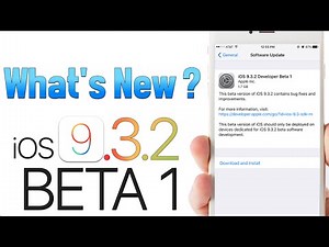 iOS 9.3.2 Beta 1 Released