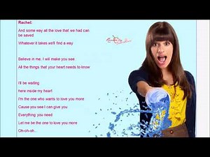 To Love You More Glee Lyrics