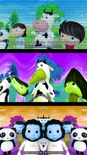 Little Baby Bum | Time to Eat Mr. Wolf | Funny Remix | Gamavision Csupo Effects