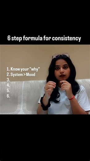 6 step formula for consistency