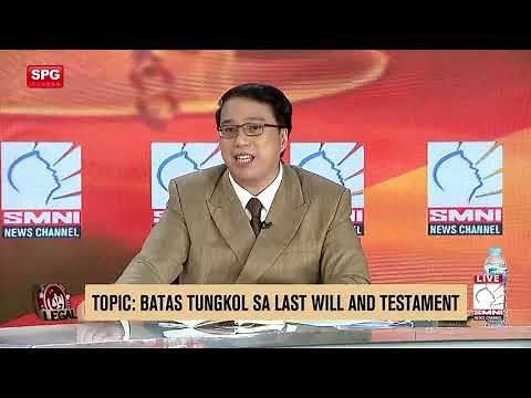 Ano ang Holographic Will at Notarial Will : Explained by Kuya Mark Tolentino