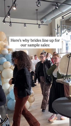 4.1K views · 26 reactions | Why do brides (and moms!) line up for our...