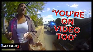 800K views · 10K reactions | Watch this woman’s excuse when she gets pulled over and removed from the vehicle for allegedly having no driver’s license or insurance. It does not end well. | The Daily Caller | Facebook