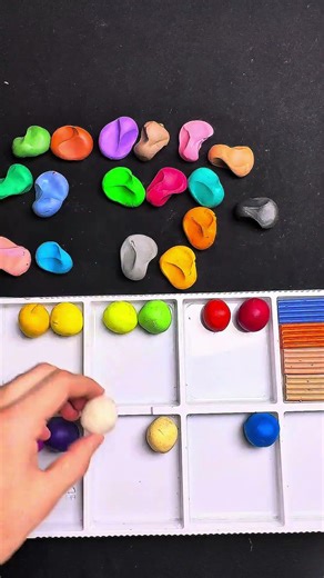 Colorful Clay Collection 🎨 part 4 #art #clay #toys