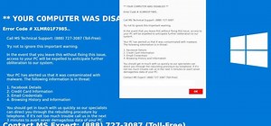 Remove "Your Computer Was Disabled" 詐欺