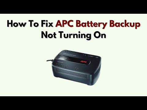 How to Fix APC Battery Backup Not Turning On – Power, Charging & Fuse Fix