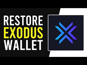 How To Restore Exodus Wallet From 12 Word Phrase (RESTORE WALLET)