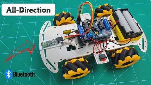 Building an Arduino Mecanum Wheels Robot