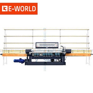 [Hot Item] Glass Polishing Machines with 9 Spindles Glass Edging Beveling Machine