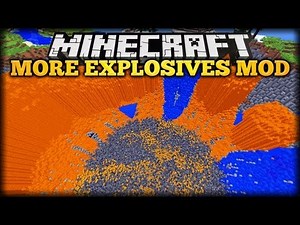 Minecraft MORE EXPLOSIVES MOD!