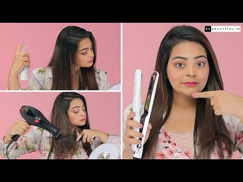 How to Straighten Hair with Heat Protection Spray