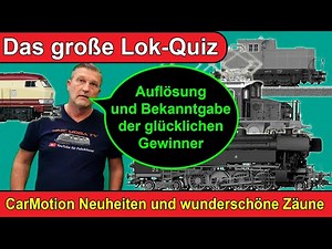 Bekanntgabe der Lok-Quiz Gewinner und News + Infos
