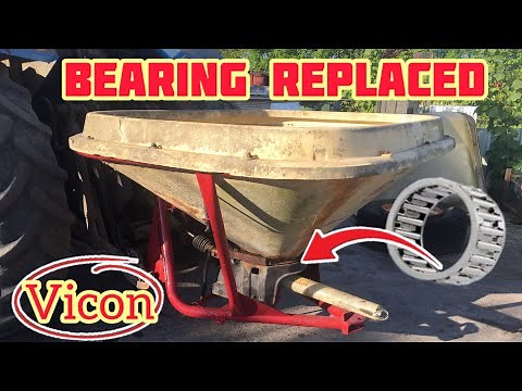 Vicon 802 fertiliser spreader ( Bearing replaced ) PS 602 / 802 /1002 /1502 | Wagtail Repair
