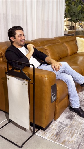 Senior Design Consultant and style-maker Brandon is always doing the most to make sure you find exactly what you're looking for. Case in point: He didn't miss a beat helping customers in between takes of this video. What an icon. | American Signature Furniture