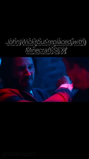 John Wick, but replaced with Minecraft SFX | #shorts #fyp #giveaway
