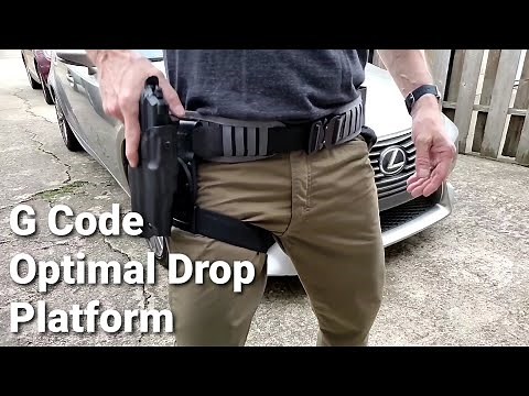 G Code Optimal Drop Platform w/Safariland ALS 6390