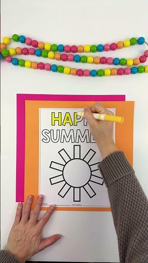 Happy summer coloring pages for kids #coloringforkids #coloringpages #summerfun #kidslearning #color