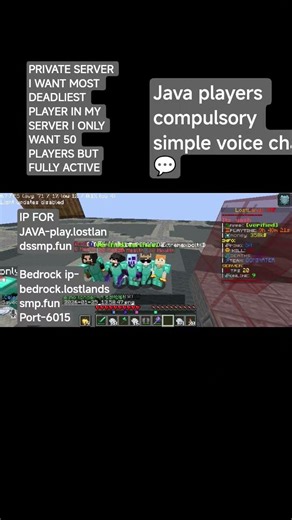 Best server ever that's fully optimize server with economy and simple voice chat💬 etc