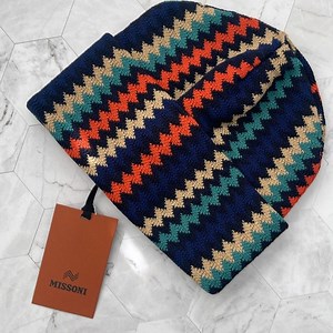 $265 Authentic MISSONI New Authentic Multicolored Blue Navy Beige Red Or…