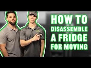How To Disassemble a Fridge for Moving | Tutorial