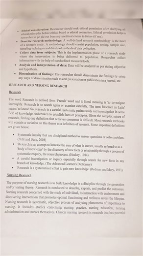 introduction to research nursing unit 1...part 1 ....post basic bsc nursing.....#research #nursing