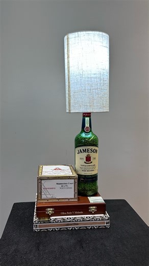 Cigar Box Lamp - Jameson - Etsy