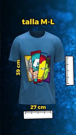Estas son las medidas para estampar tus camisetas #dtf