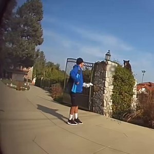 A homeowner named Joshua Morgan screamed "STOP! There's a bear!" through his Ring camera at an Amazon driver. The bear was sitting right on the gate. Instead of running, the driver raised his arms to look bigger. The bear climbed down and ran away. He delivered the package and walked off like nothing happened.Would you raise your arms or run for the car?