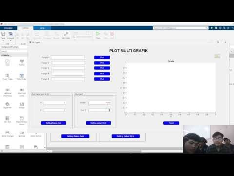 contoh sederhana Aplikasi Plot Grafik menggunakan MATLAB.APP
