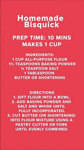Make your own Bisquick mix! #shorts