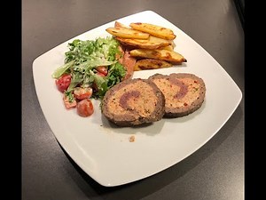 Wonderful juicy moose and chicken meatloaf