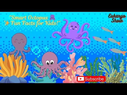 “Smart Octopus 🐙✨ Fun Facts for Kids!” #kidslearning #funfacts #octopus