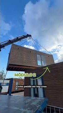 ✨ Una casa modular de dos módulos, un sueño hecho realidad #casamodular #casaprefabricada