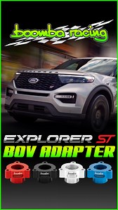 Check out our Explorer ST Blow Off Valve Adaptor sound clip and pick one up today! #ExplorerST #explorerst #ford #ecoboost #ecoboosted | Boomba Racing