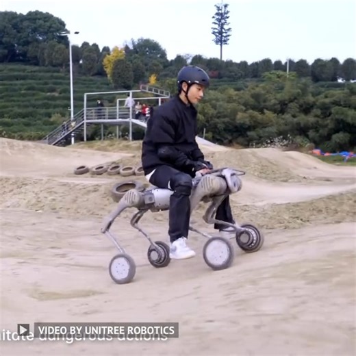 Unitree’s B2-W Industrial Wheel has been upgraded. Thoughts? Video Credit: Unitree Robotics #robotics #robots #engineering #technology #unitree -------------------------------- Stay ahead of the curve! Follow us now on our WhatsApp (https://wevlv.co/wevolver-whatsapp) and Telegram (https://wevlv.co/3sJlFn5) channels and stay updated about the cutting edge. | Wevolver.com