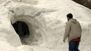 Take a tour inside a Mass. man’s giant igloo