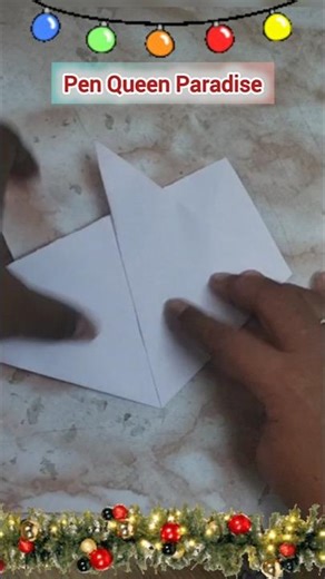 Diy snowflake using notebook paper / diy christmas decoration #shorts #christmas