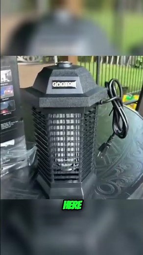 Say Goodbye to Mosquitoes and Flies with the Bug Zapper Zap T-Six Pro