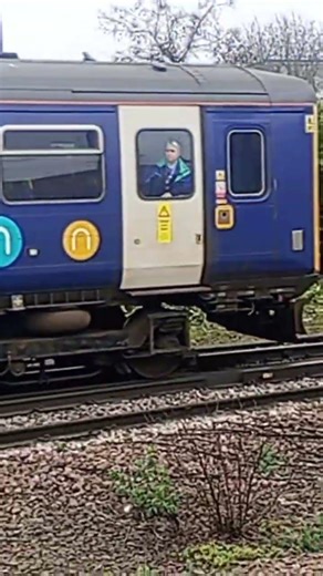 class 155 arriving at york