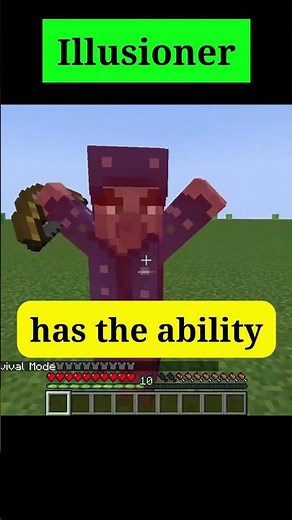 How to SUMMON the ILLUSIONER in MINECRAFT #minecraft #shorts