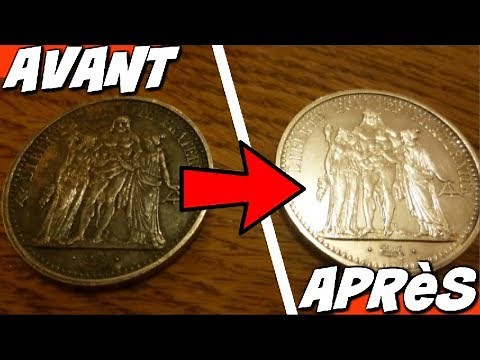 HOW TO CLEAN A SILVER COIN!!