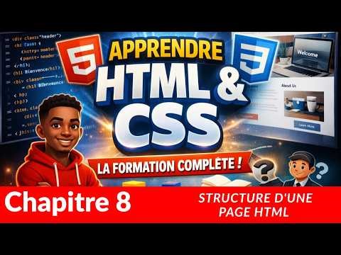 FORMATION COMPLÈTE HTML & CSS #8 : Structure d'une page HTML