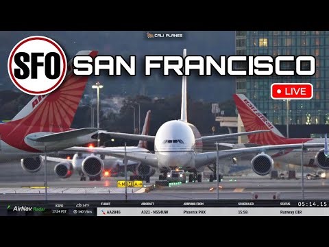 KSFO LIVE | JAN 25, 2026 | SAN FRANCISCO INT AIRPORT LIVE STREAM WEBCAM IRL
