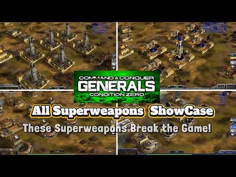 ☢️ Ultimate Superweapon Showcase! Condition Zero Mod – Generals Zero Hour