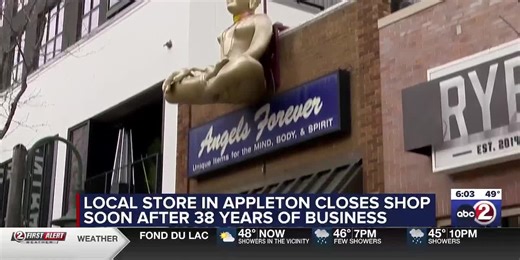 Local store in Appleton closes shop soon after 38 years of business