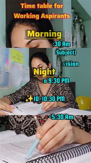 Sony UPSC journey | Working Aspirants Time table for UPSC 2026-27 . . . #upsc #upscpreparation #upscmotivation #upscgoal #targetupsc #upsc c #ias #ips... | Instagram